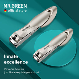 MR.GREEN close-up of blade edge demonstrating precise cutting benefit