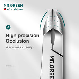 MR.GREEN metal cuticle pusher detail for safe cuticle prep and gentle lifting