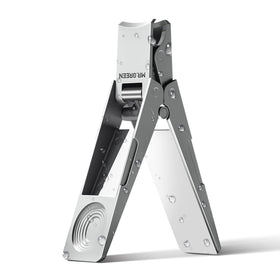 MR.GREEN folded clippers front view showing compact portability and safety