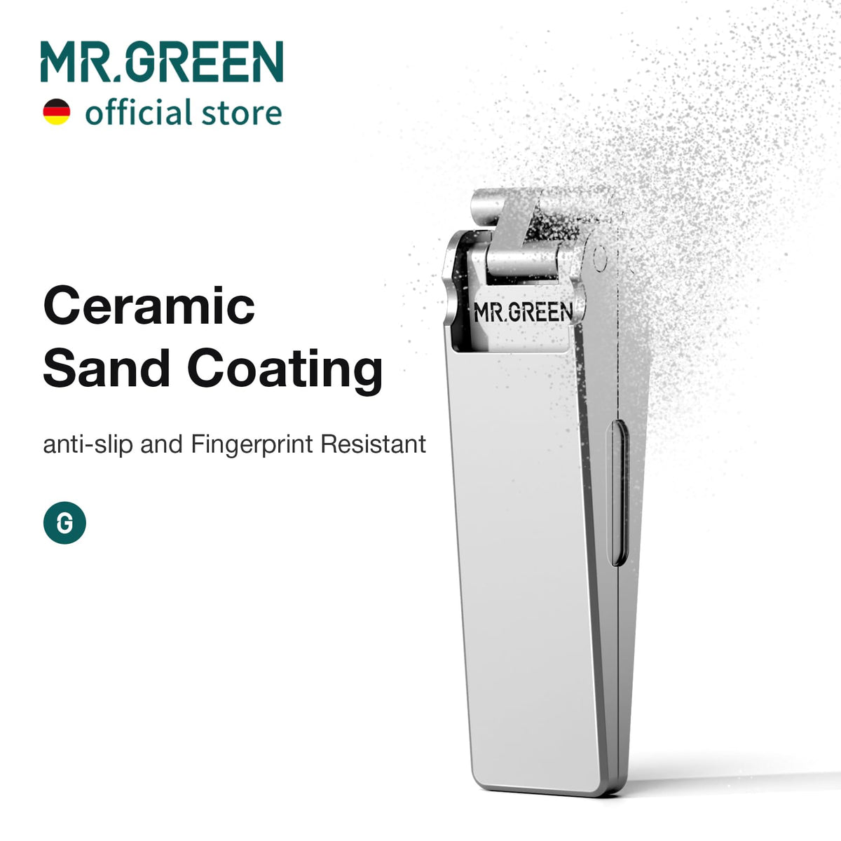 MR.GREEN in-hand scale comparison showing travel-friendly compact size