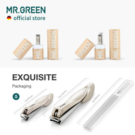 MR.GREEN nickel-plated steel finish showing rust-resistant durable texture