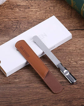 MR.GREEN next to ruler to show compact size and portability