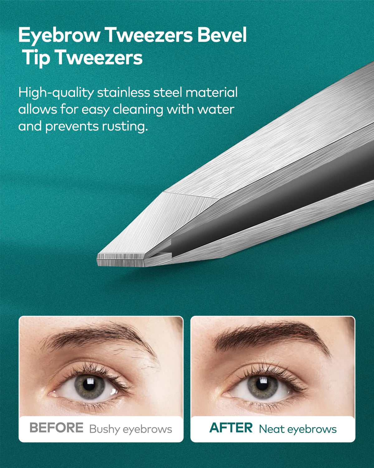 MR.GREEN tweezers inside travel pouch for hygienic portability and protection