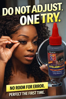 Mrs Gwen black glue close-up showing smooth consistency for seamless lash blending