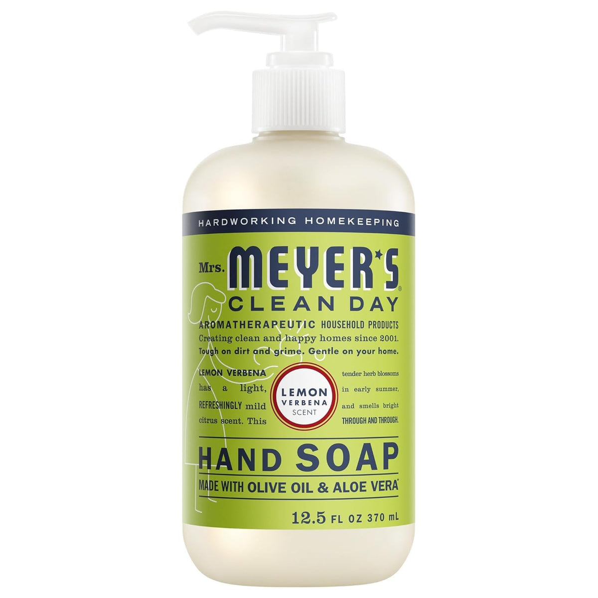 Mrs. MEYER'S creamy lather texture demonstrating gentle cleansing and softness