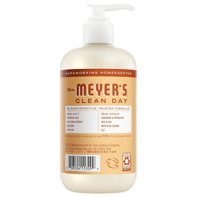 Mrs. MEYER'S Lavender pump dispensing foam for soft-feeling hands after washing