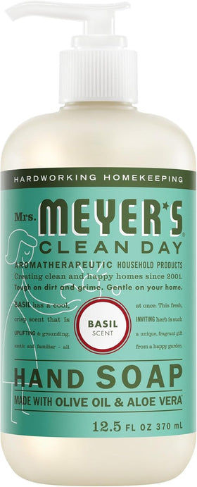 Mrs. MEYER'S Lemon Verbena label close-up conveying bright citrus freshness
