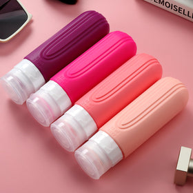 Mrsdry bottles neatly packed inside a toiletry bag for organized travel