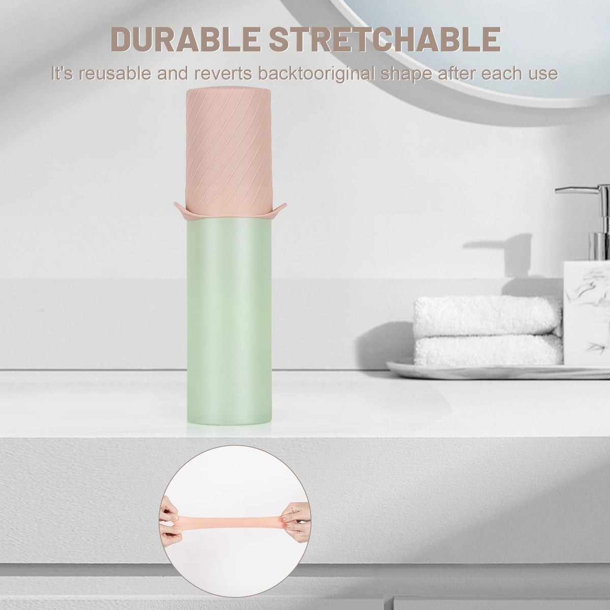 Mrsdry close view of sleeve sealing bottle neck demonstrates leak reduction benefit