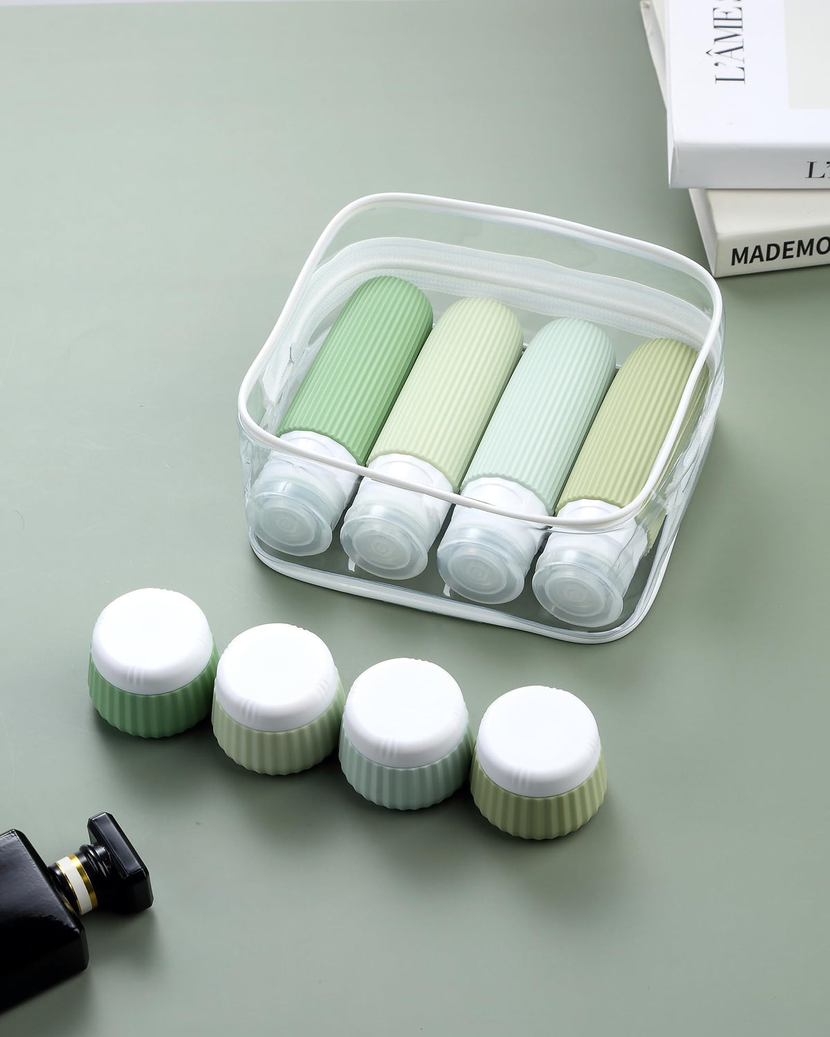 Mrsdry cap and seal detail, leak-proof three-layer closure protects luggage