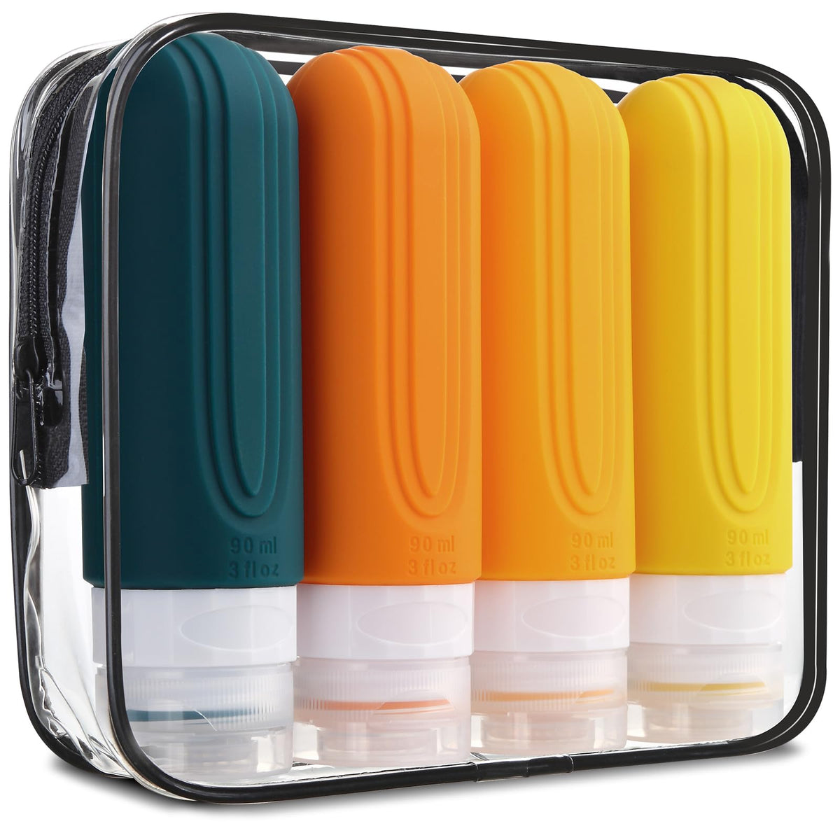 Mrsdry front packaging four-pack showing compact TSA-ready bottles and secure caps