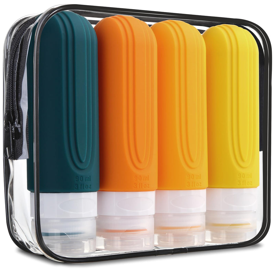 Mrsdry front packaging four-pack showing compact TSA-ready bottles and secure caps