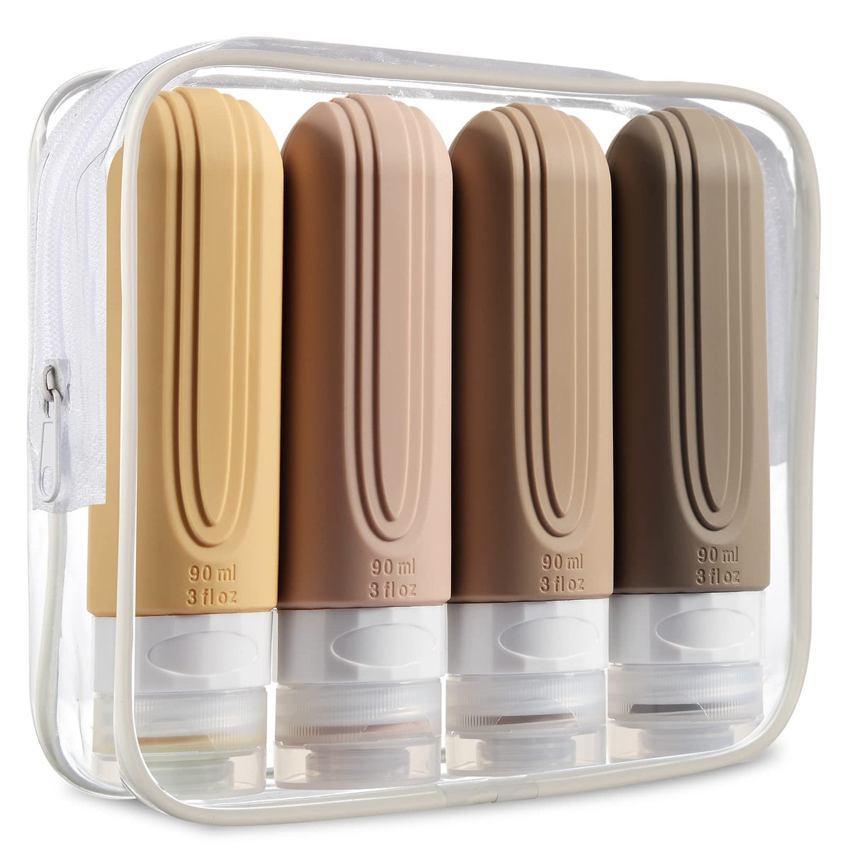 Mrsdry front packaging showing leakproof travel bottle set and TSA size benefit