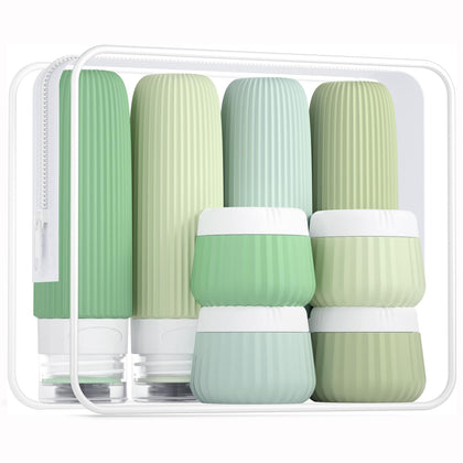 Mrsdry front pouch packed showing bottles and jars, organized travel convenience