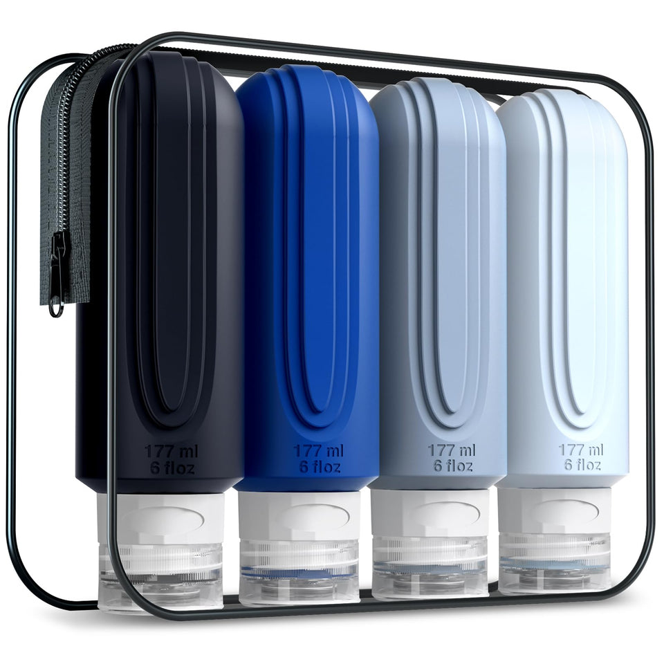 mrsdry front view in pouch protecting toiletries and organizing travel