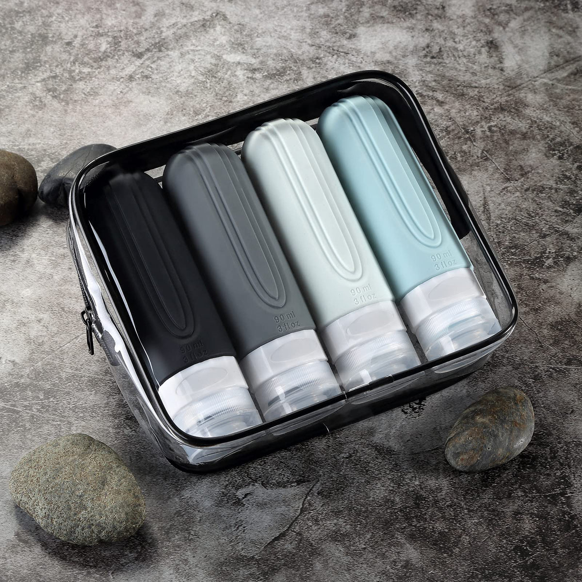 Mrsdry bottles neatly packed in luggage protecting clothing from spills benefit