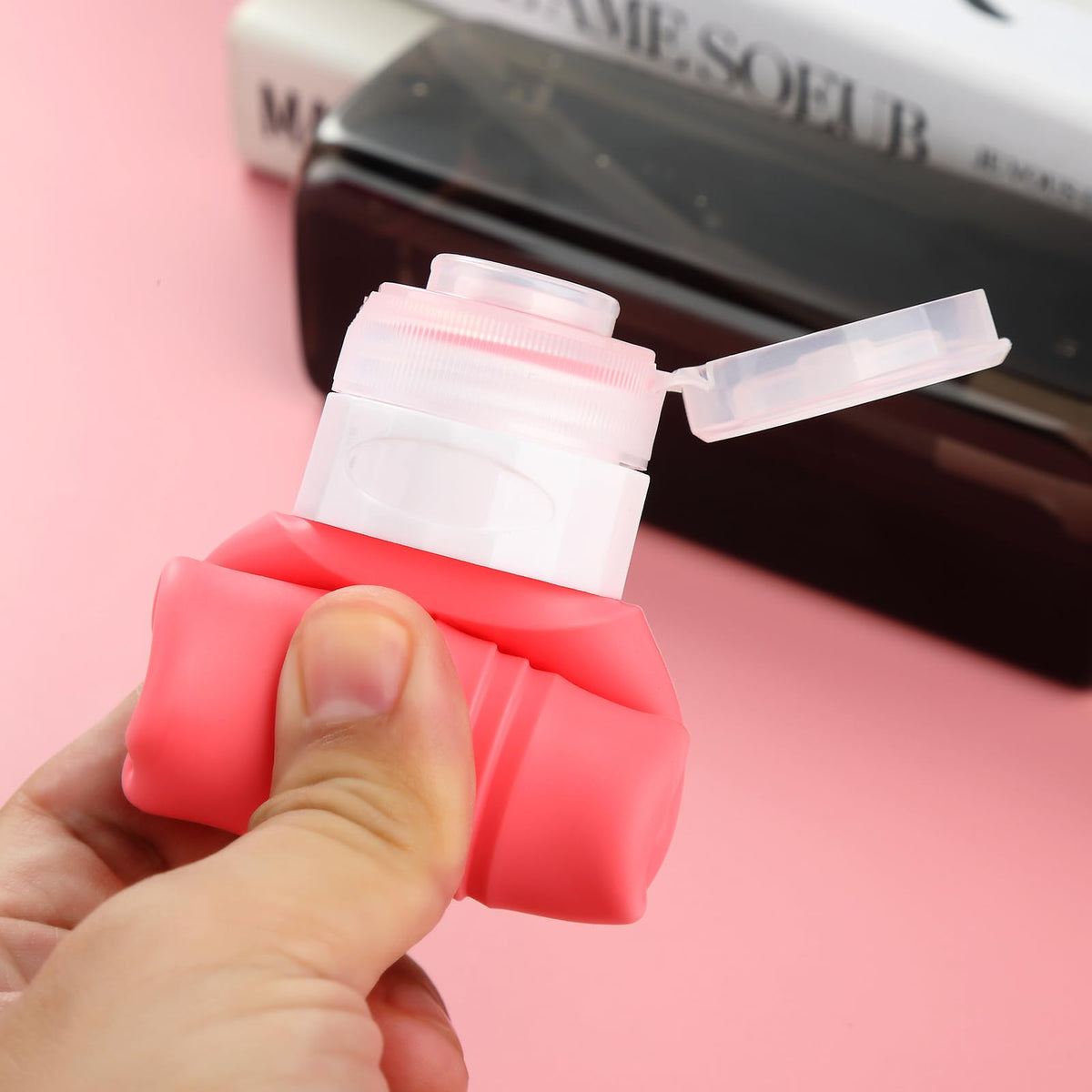 Mrsdry bottles staged with suitcase and passport for travel-ready confidence