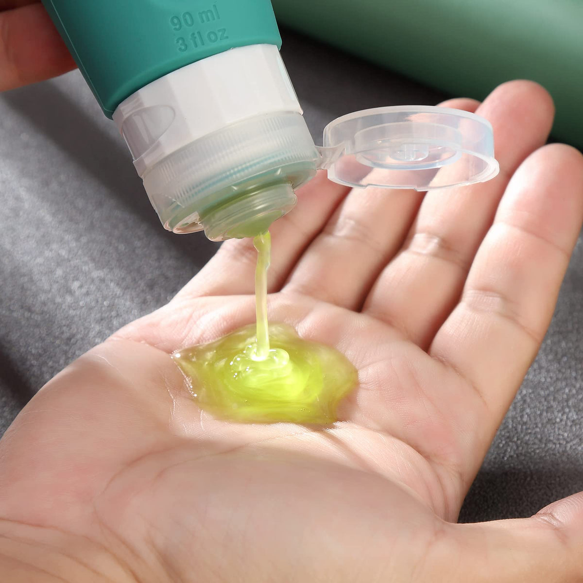 Mrsdry opal‑shaped bottle profile preventing liquid buildup and waste