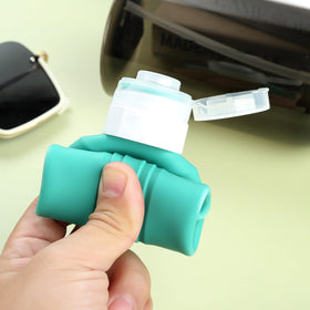Mrsdry bottles packed in a carry-on keeping contents spill-free
