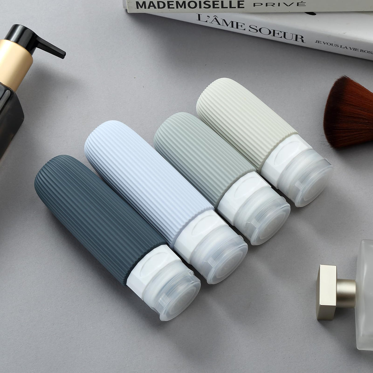 Mrsdry spray bottle used for perfume or mist on travel vanity