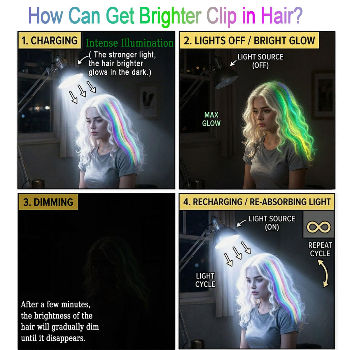 Ms Aloe worn on model adding colorful length and playful look