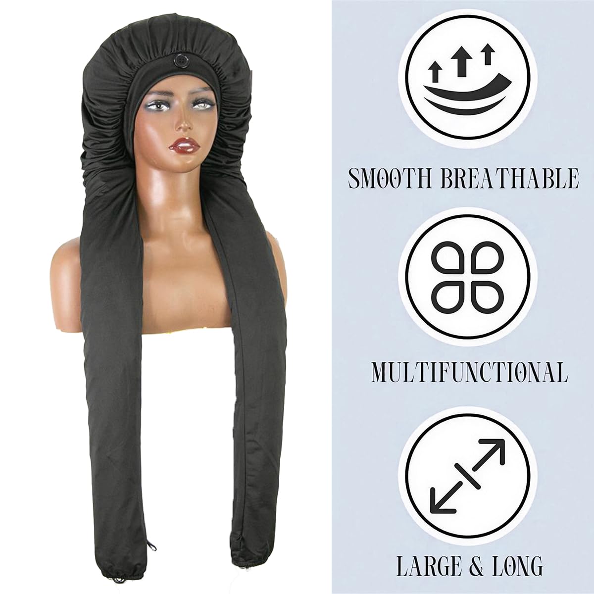 MsFan gentle wide headband detail reducing pressure marks benefit