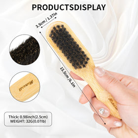 Msnasit bamboo handle texture detail offering comfortable non-slip grip