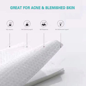 MSOEUESO single wipe next to a ruler illustrating 7.8 inch size and portability
