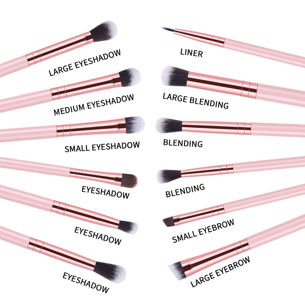 MSQ close-up of synthetic bristles showing soft texture for smooth pigment pick-up benefit