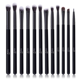 MSQ front view of 12-piece eye brush set showing complete tool range and benefit of versatility