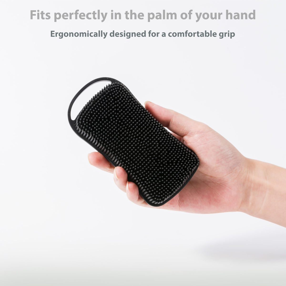 MtBoi scrubber creating rich lather with soap for efficient cleansing benefit