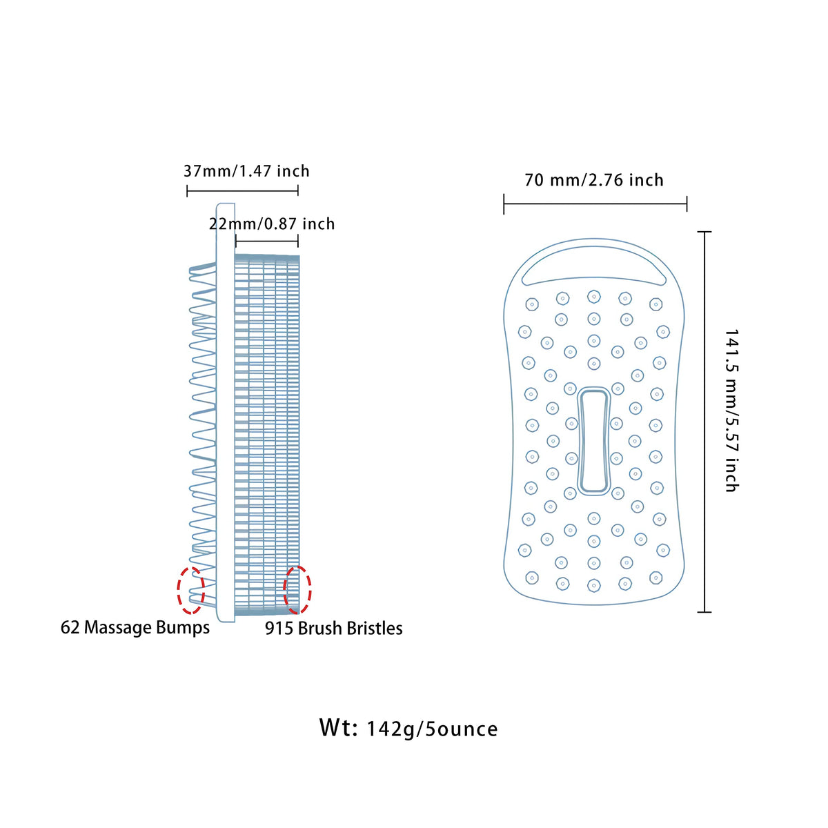 MtBoi food-grade silicone texture detail showing durable, hygienic material benefit