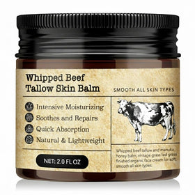 MTGBO natural ingredients display of grass-fed tallow and oils conveying clean sourcing