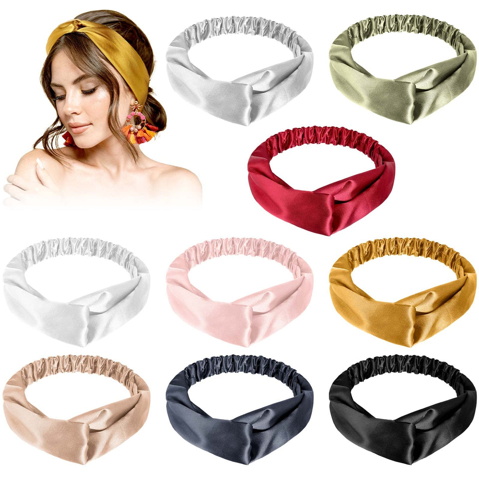 MTLEE front packaging showing nine classic colored headbands and neat presentation