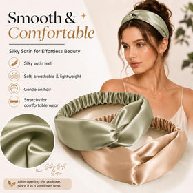 MTLEE close-up of twisted satin texture highlighting smooth, gentle fabric