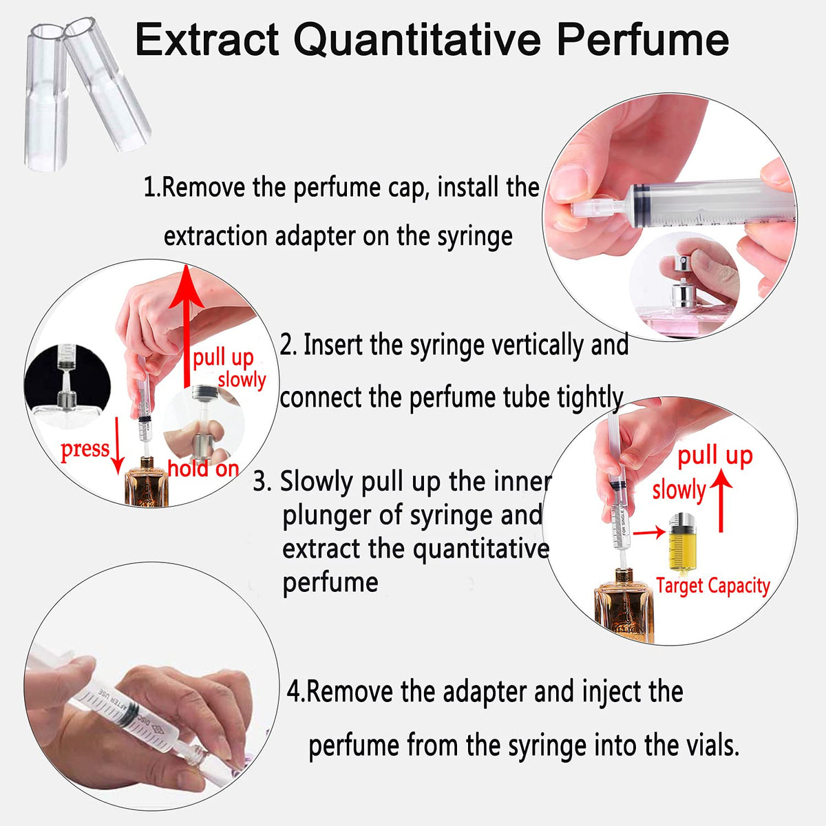 MUB filled travel atomizer in a bag, convenient portable fragrance benefit