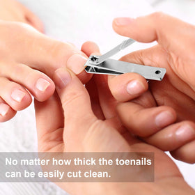 Mudder six clippers arranged on bathroom counter for household use