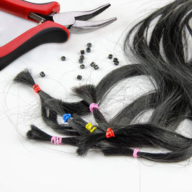 Mudder color variation of black, blonde, brown beads for seamless blending with natural hair benefit