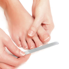 mudder file in salon use shaping a toenail for professional results