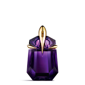 Mugler Alien front bottle shot showing sculptural design and collectible appeal