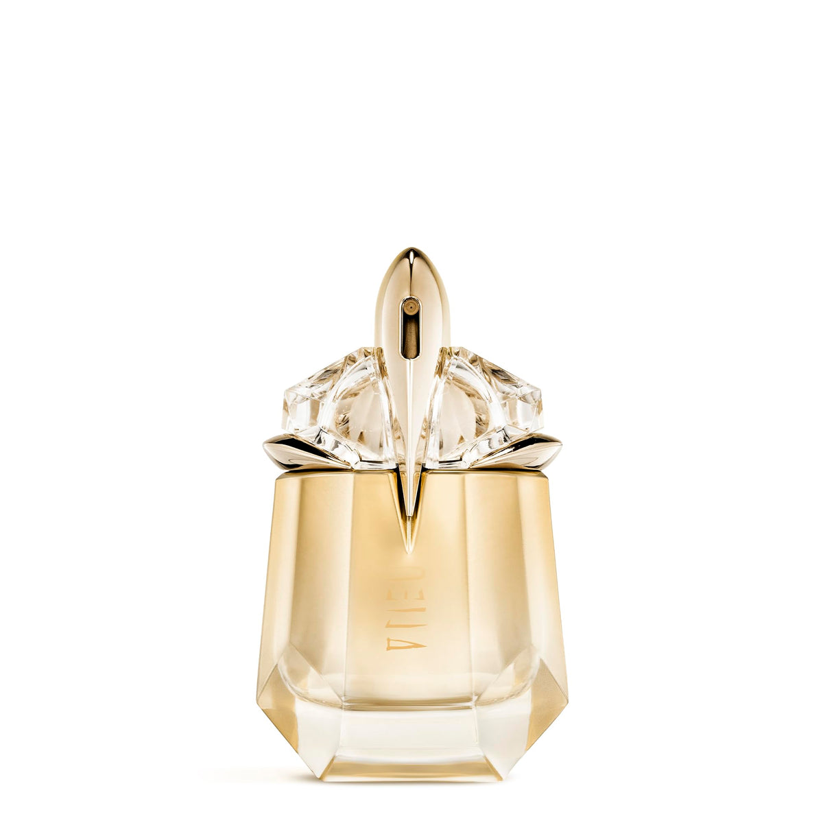 Mugler Alien Goddess front bottle showing radiant design and gift appeal