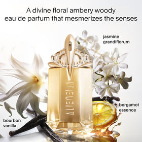 Mugler Alien Goddess side profile and cap highlighting elegant silhouette