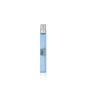 Mugler Angel front bottle shot showing elegant travel-size design and instant recognition