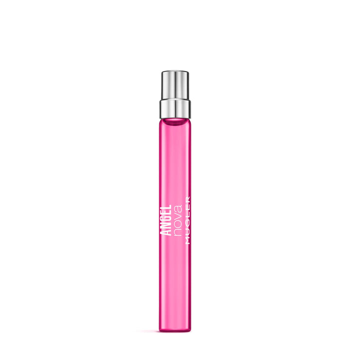 Mugler Angel Nova front bottle view showing compact design and brand appeal