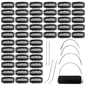 MUIIGOOD front view of 50-piece snap clip kit showing contents and convenience