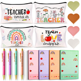 MUKOSEL front packaging showing complete 16-piece teacher gift set and appeal