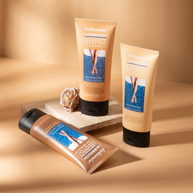 MULPG product being applied on leg with fingers, demonstrating easy application benefit