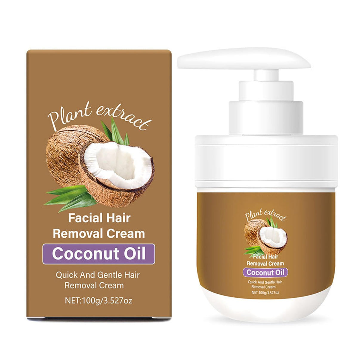 MULPG front packaging showing gentle facial depilatory benefits