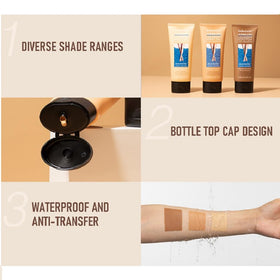 MULPG 4 fl oz tube beside a ruler showing scale and travel-friendly volume benefit