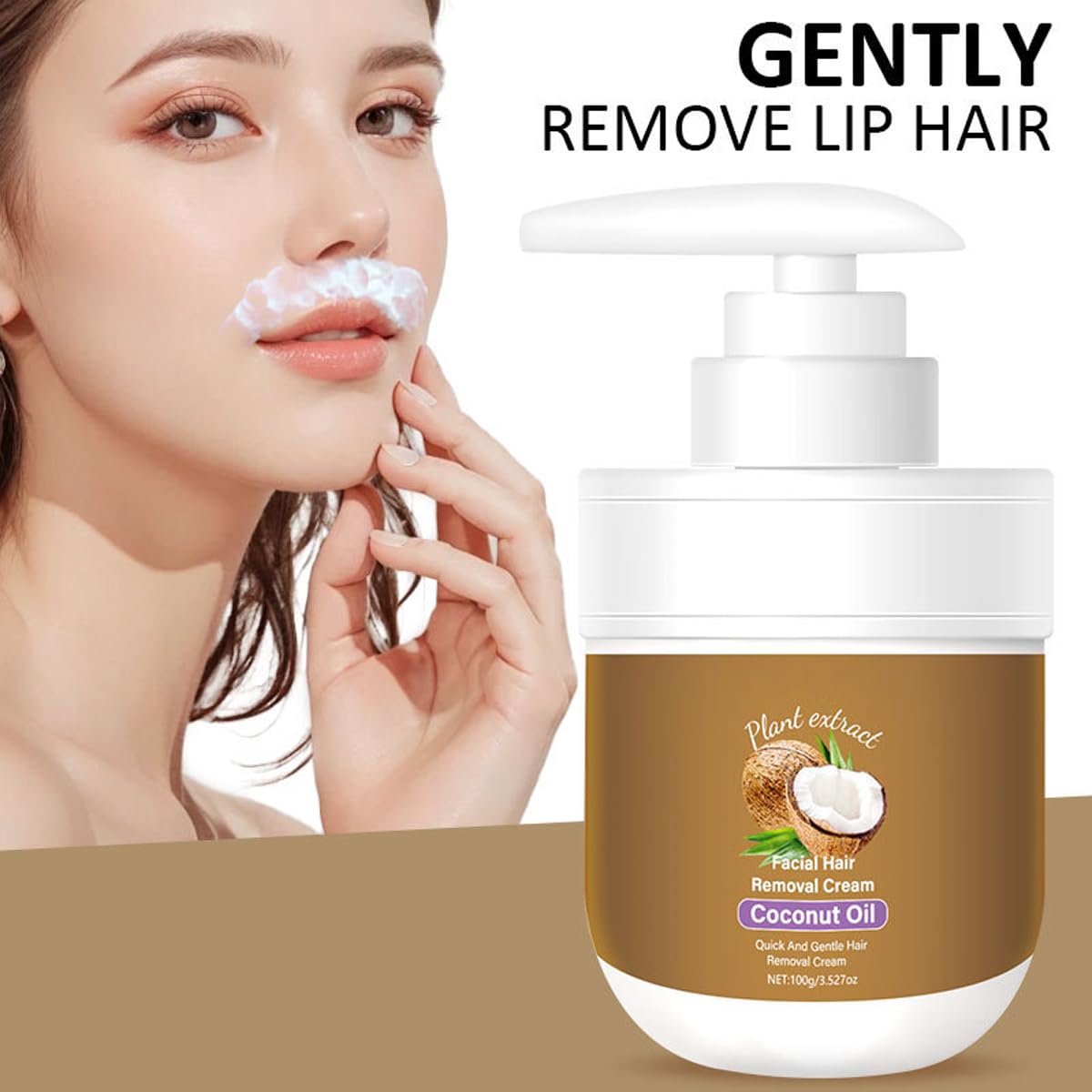 MULPG coconut cream texture close-up that hydrates skin